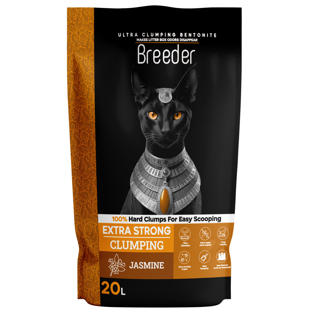 Cat litter Breeder CAT Brown Sand Clumping 20 L Jasmine