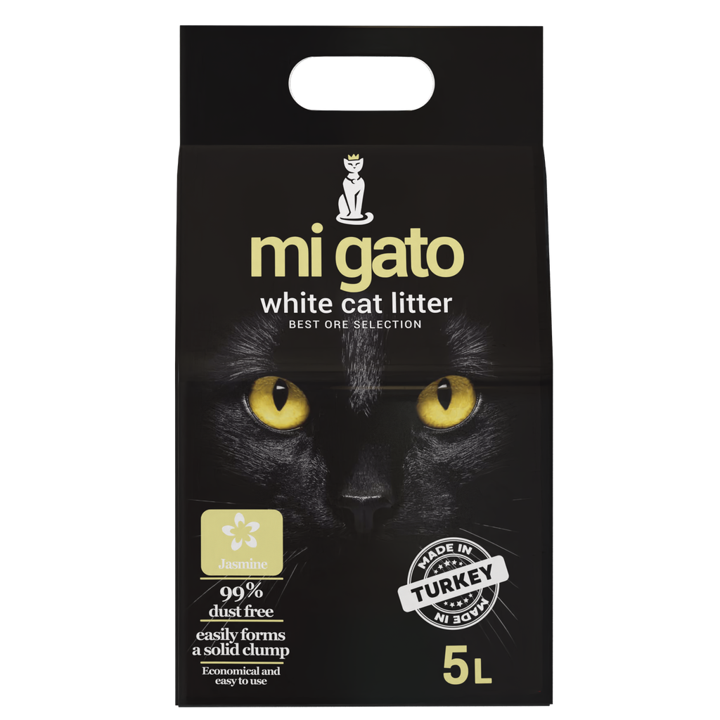 [2267] Cat litter Mi gato CAT White cat litter Jasmine 5 L