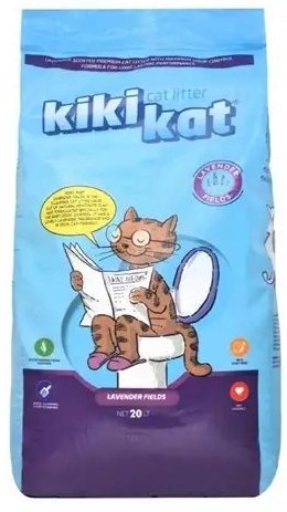 KiKi Kat - Cat Litter - Lavender - 20 L