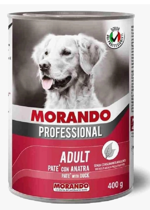 Morando - Can 400 gm - Adult Dogs - Duck