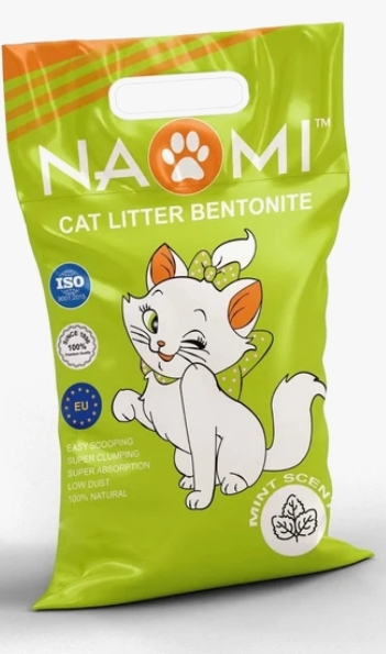Naomi - Cat Litter - Mint - 5 L