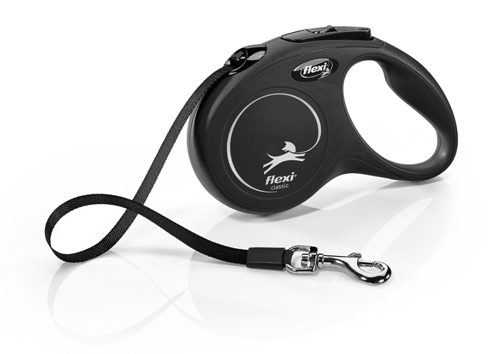 Flexi - New Classic - XS - 3M Tape 12 Kg - Black