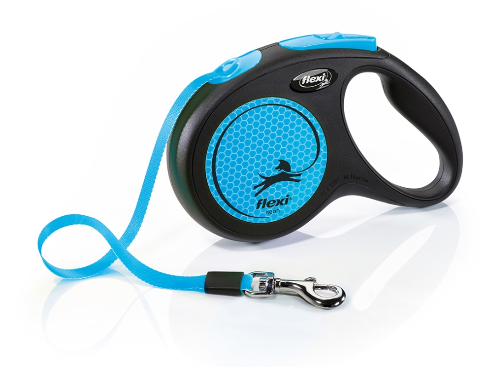 Flexi - New Neon - S - 5M Tape 15 Kg - Blue