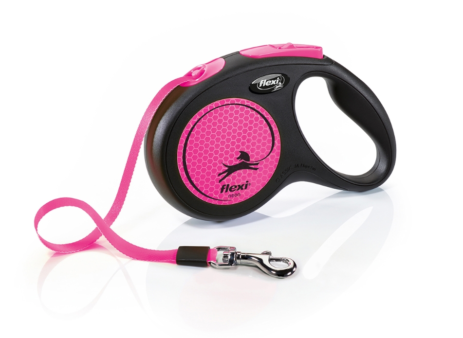 Flexi - New Neon - M - 5M Tape 25 Kg - Pink