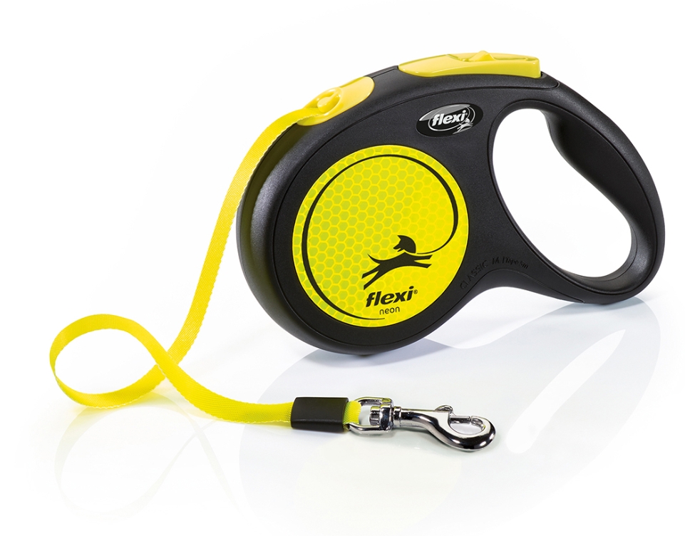 Flexi - New Neon - L - 5M Tape 50 Kg - Yellow