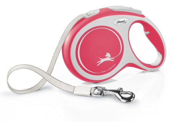 Flexi - New Comfort - S - 5M Tape 15 Kg - Red