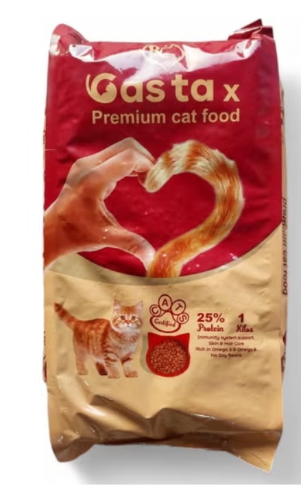castax - Dry Food - For Adult Cats - 1 kg - Protein 25%