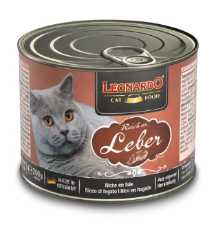 Leonardo - Can 200 gm - Adult Cats - Leber
