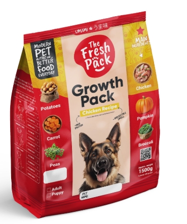 [PG001] The fresh pack Puppy Growth 1500 g