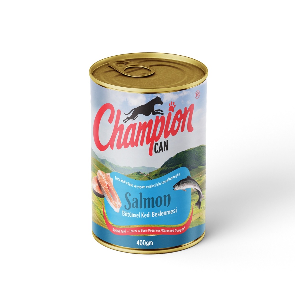 Champion Chunks Can Food For Adult Cat Salmon 400 GM