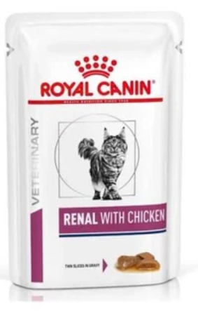 Cat VHN  RENAL CHICKEN CIG POUCH  Wet CIG 1.02KG
