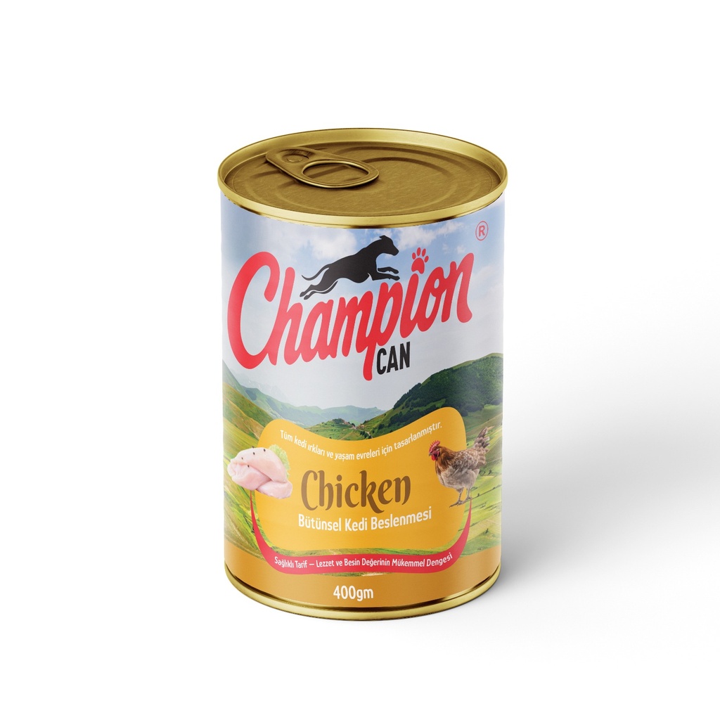 [3018] Champion Chunks Can Food For Adult Dog chicken 400 GM