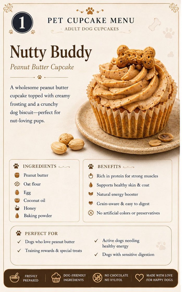 Nutty Buddy Peanut Butter Cupcake